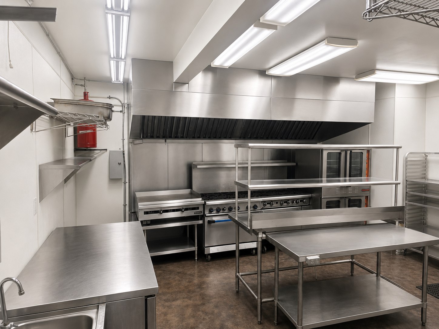 Current commercial production kitchen at 4235 Edgmont Avenue
